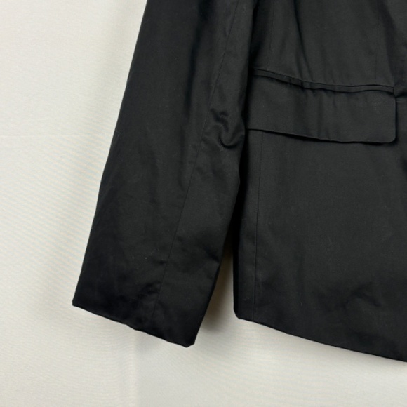 Norma Kamali Revolve Women Sz 16 2-Button Career Blazer Preppy Formal Funeral - Picture 5 of 10